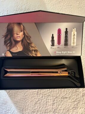 Royals Rose Gold Hair Straightener Flat Iron